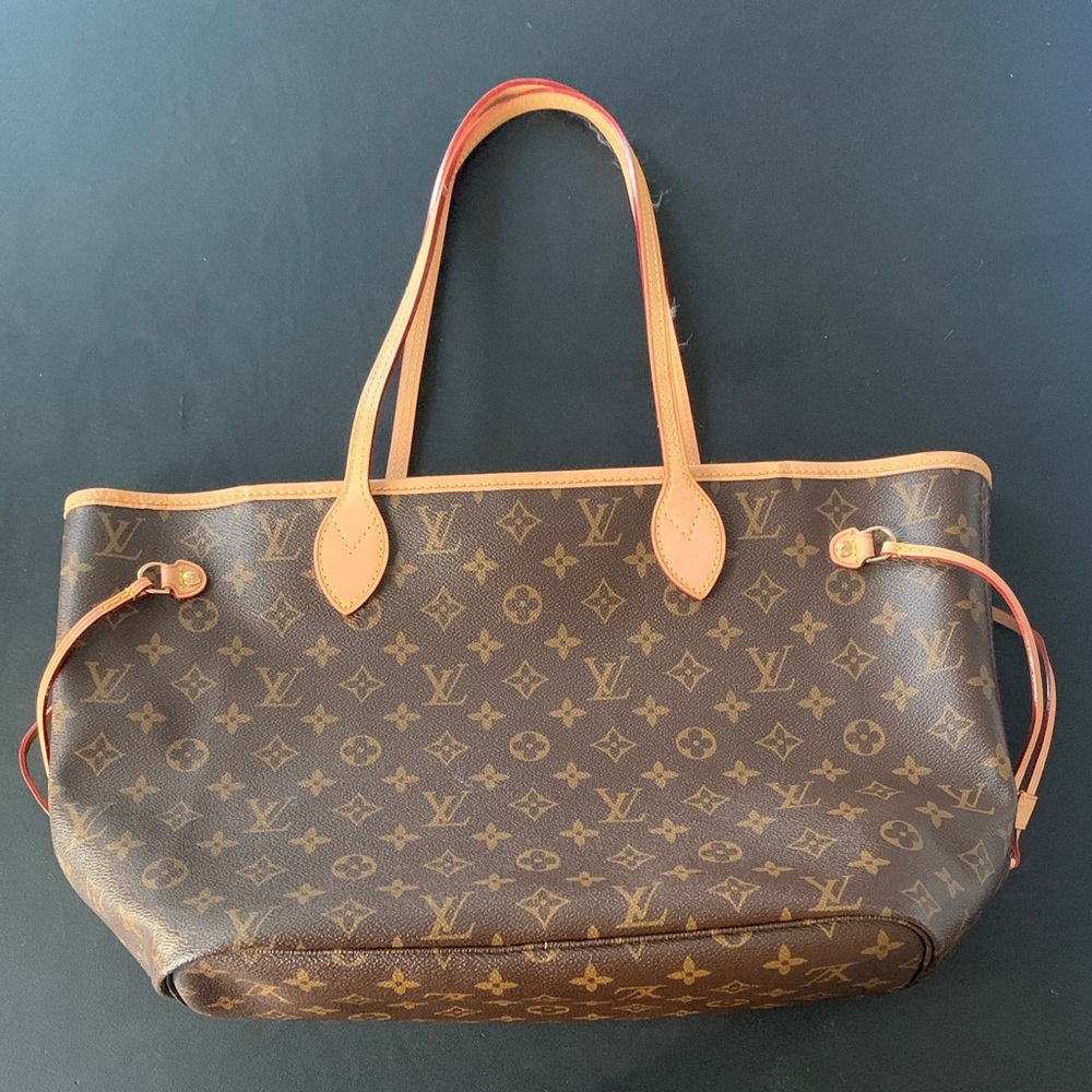 Louis Vuitton Classic Brown Monogram Neverfull Tote
